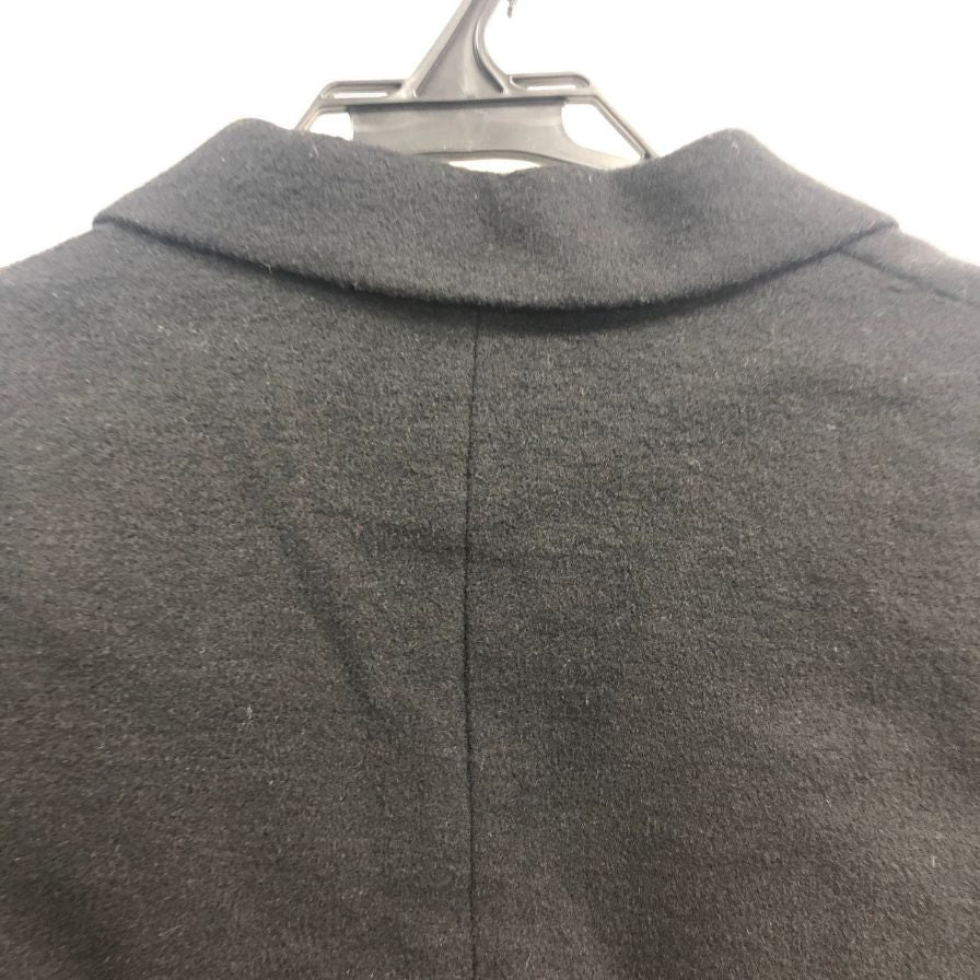 美品◆ユニクロ メンズ コート カシミヤ ブラック サイズL UNIQLO 【AFB4】