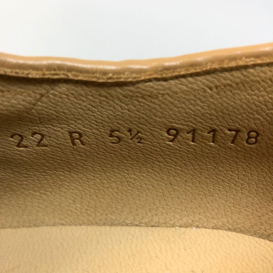 パラブーツ レザーシューズ ミカエル チロリアン ラフィア ベージュ サイズ5.5 メンズ PARABOOT MICHAEL  約24.5cm【LA】【中古】