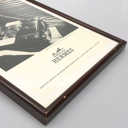 エルメス ポスター トラベルバック 1930年代 ヴィンテージ 額付き HERMES【AFE13】【中古】