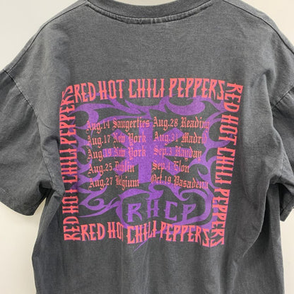 美品◆レッドホットチリペッパーズ Tシャツ GIANT社 USA製 1994 ブラック メンズ サイズXL Red Hot Chili Peppers 【AFB41】