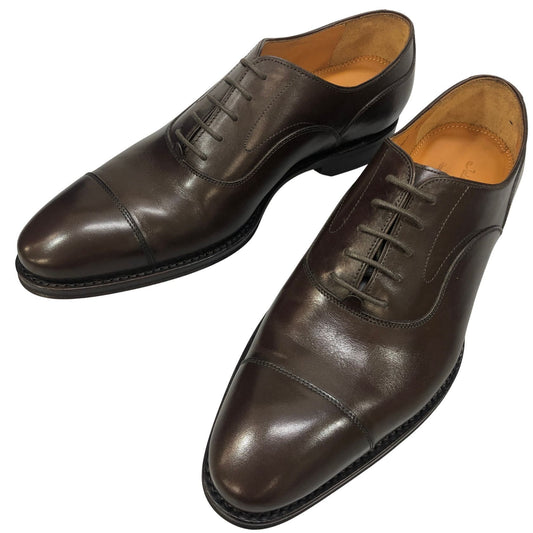 ジャランスリワヤ レザーシューズ 98654 ストレートチップ メンズ ブラウン サイズ6.5 Jalan Sriwijaya 約25.0cm【AFD15】