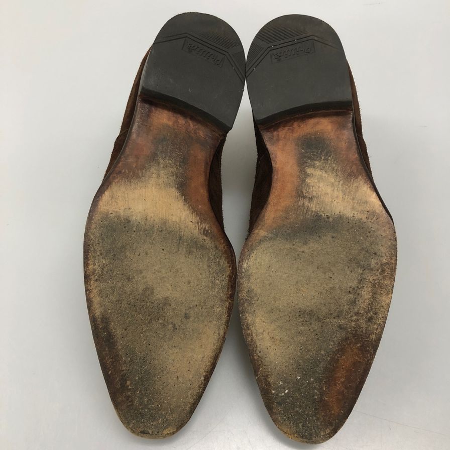 クロケット&ジョーンズ ベルグレイブ スウェード メンズ サイズ 8 ブラウン CROCKETT＆JONES 約26.5cm【AFC41】