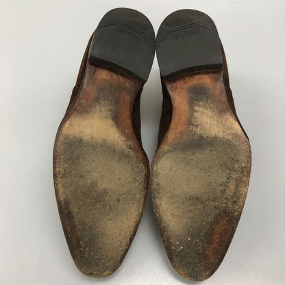 クロケット&ジョーンズ ベルグレイブ スウェード メンズ サイズ 8 ブラウン CROCKETT＆JONES 約26.5cm【AFC41】