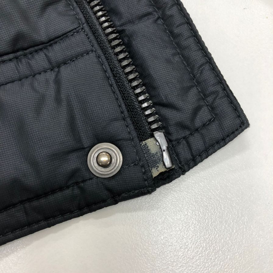 中古◆バーバリー ロンドン ダウンブルゾン 4ポケット 裏地ノバチェック 三陽商会 01496-06 メンズ サイズLL ブラック BURBERRY LONDON 【AFB14】