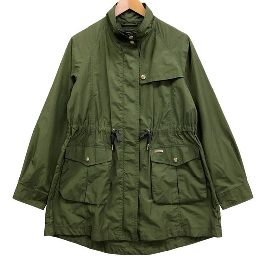 極美品◆ウールリッチ ウーレンミルズ ナイロンコート カーキ レディース サイズS WOOLRICH WOOLEN MILLS 【AFB5】
