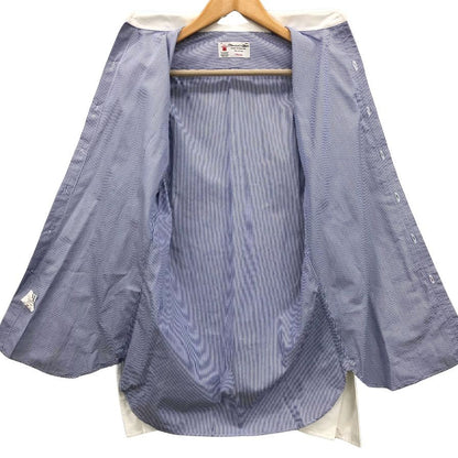 ターンブル＆アッサー ワイシャツ クレリック ストライブ ブルー系 サイズ15 メンズ Turnbull&Asser【LA】