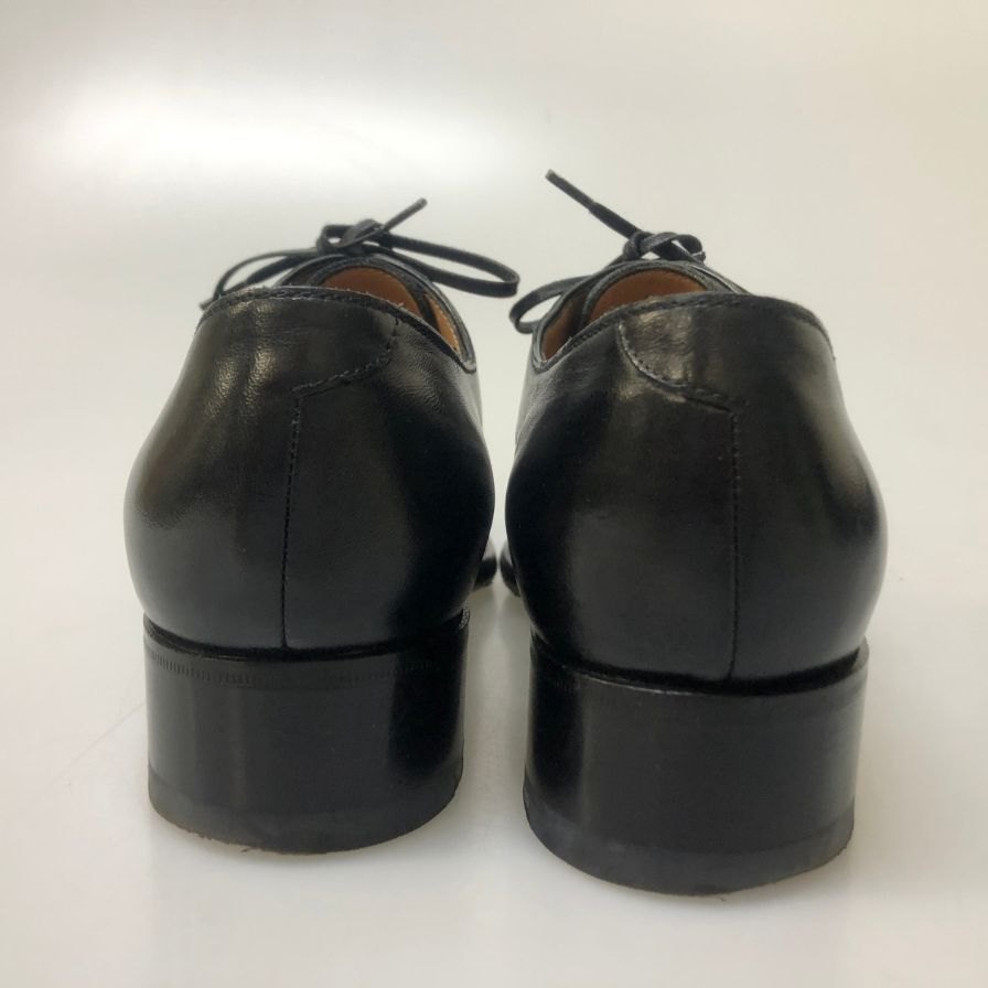 レユッカス プレーントゥ ダービー カーフ ブラック メンズ サイズ40 Le Yucca's ビジネスシューズ 約25.0cm【LA】【中古】