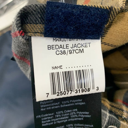 美品◆バブアー ジャケット ビデイル オイルド ネイビー メンズ サイズ38 Barbour BEDALE 【AFA20】