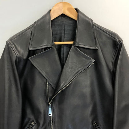 中古◆アンスナム レザー ジャケット ダブル ライダース メンズ サイズ03 ブラック ANSNAM 【AFG1】