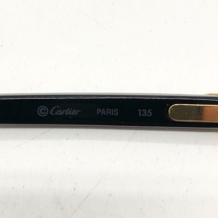 カルティエ アイウェア リムレス シグネチャー C ドゥ ゴールド金具 135 レディース Cartier【AFI13】