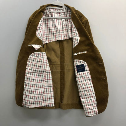 ブルックスブラザーズ 2B テーラードジャケット コーデュロイ エルボーパッチ ブラウン メンズ サイズ42R Brooks Brothers【LA】