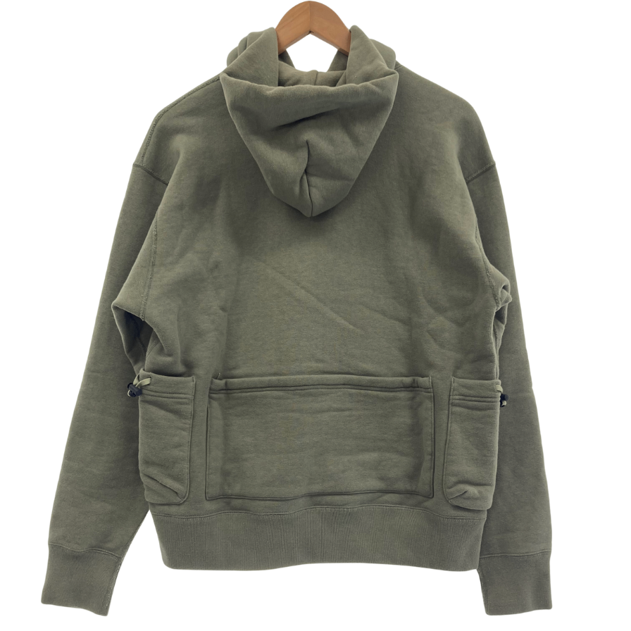 Loopwheeler Beams Japan Custom Made Pocket Sweatshirt Parka Size S Khaki LOOPWHEELER×BEAMS JAPAN [AFB38] 