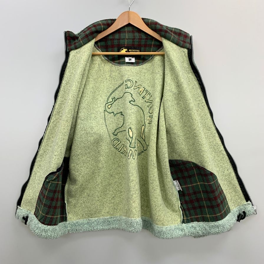 極美品◇ハンティングワールド ボアジャケット ジップアップ