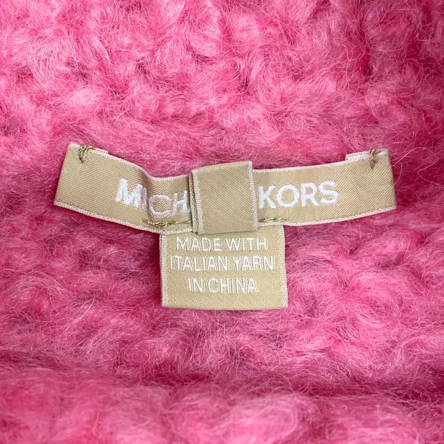 極美品◆マイケルコース ハイネック セーター  モヘア レディース ピンク サイズXS MICHAEL KORS 【AFA19】