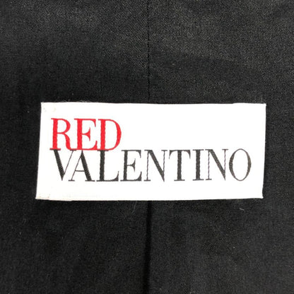 中古◆レッドヴァレンティノ ペプラム ツイード ジャケット ブラック サイズ42 RED VALENTINO 【AFB36】