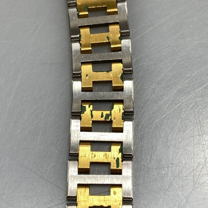 エルメス 491247 クリッパー   腕時計 白文字盤 不動 クオーツ hermes【AFI11】【中古】
