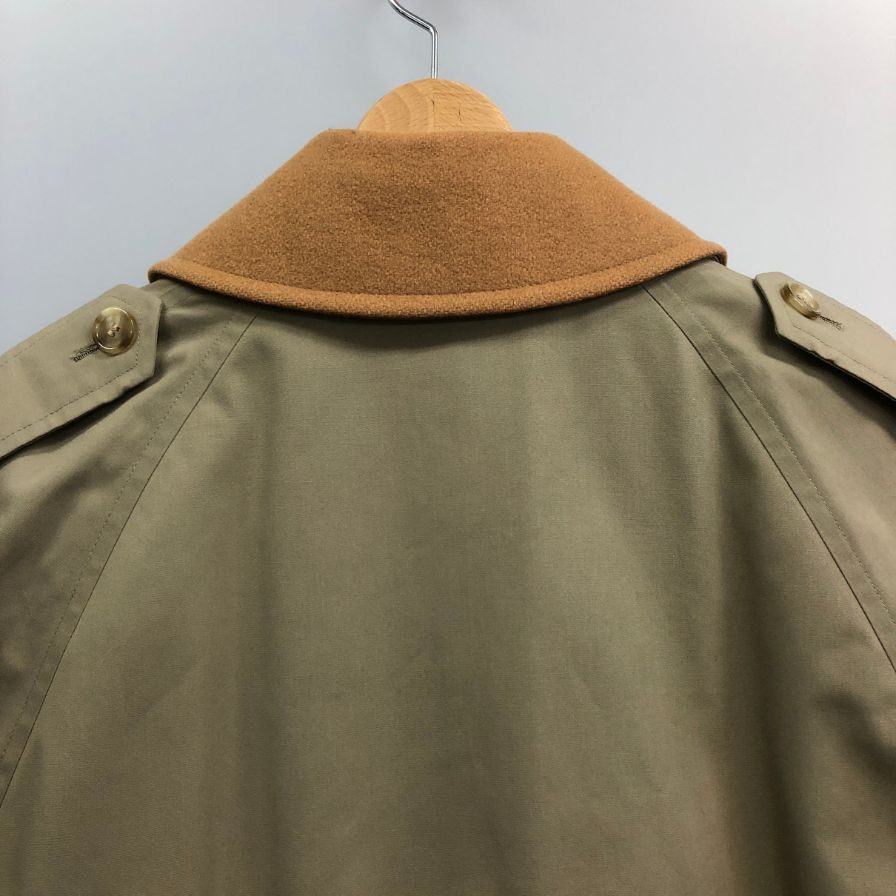 極美品◆ブルックスブラザーズ トレンチコート ライナー付き ベージュ コットン想定 USA製 メンズ38 Brooks Brothers 【AFF19】