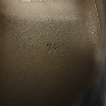 Good Condition◆Clarks Leather Shoes Outer Feather Plain Toe Men's Black Size 7.5 Clarks [AFC31] 