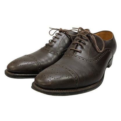 バーニーズ ニューヨーク レザーシューズ カーフ レザー ウィングチップ 内羽根 ブラウン メンズ サイズ7 BARNEYS NEWYORK MADISON ビジネスシューズ 約25.0cm【LA】【中古】