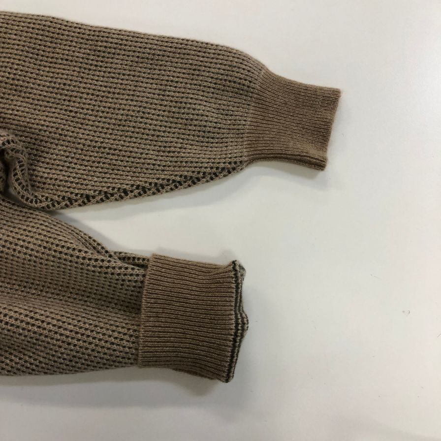 美品◆ニーマン マーカス エクスクルーシブ クルーネックニット カシミヤ ブラウン系 メンズ サイズM NEIMAN MARCUS 【AFB41】