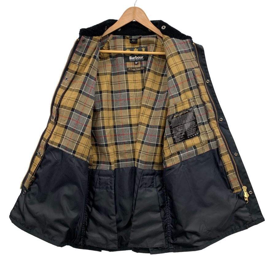 バブアー ビデイル SL ワックスドコットン オイルドジャケット サイズ38 MWX0580 ネイビー  BARBOUR BEDALE SL【LA】