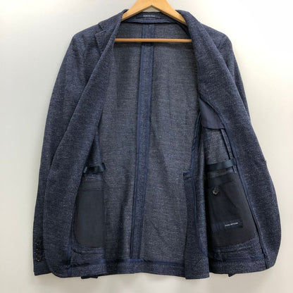 中古◆タリアトーレ ジャケット  2B シングル サマージャケット 品質タグ無し  メンズ ネイビー  サイズ 不明 TAGLIATORE 【AFB9】