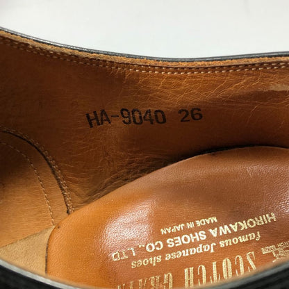 スコッチグレイン セミブローグ メダリオン HA9040 ブラック サイズ26㎝ SCOTCH GRAIN 約26.0cm【AFC33】