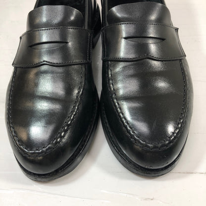 クロケット＆ジョーンズ モデル名不明 コインローファー ブラック サイズ不明 Crockett & Jones 約不明cm【AFC47】