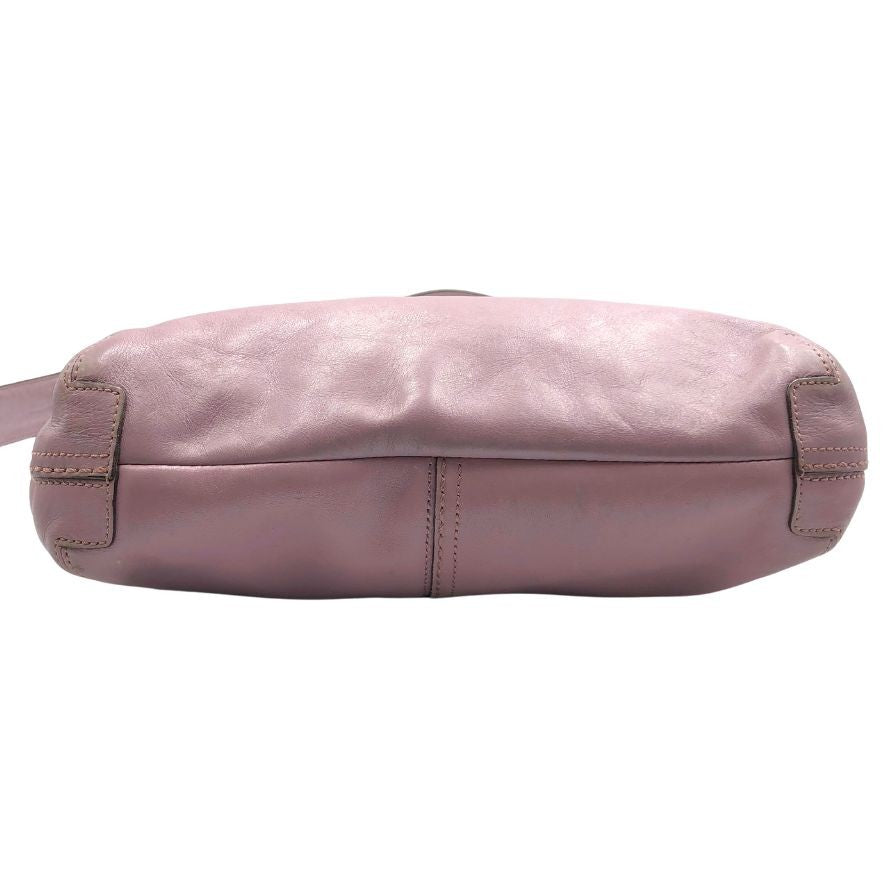 コーチ レザー ショルダーバッグ D0893-12406 ラベンダー レディース 肩掛け COACH【AFE5】