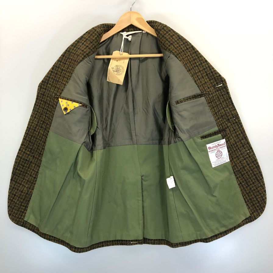 極美品◆ザ ラギッドクロージング ウール テイラード ジャケット メンズ サイズ M グリーン系 THE RUGGED CLOTHING 【AFA2】