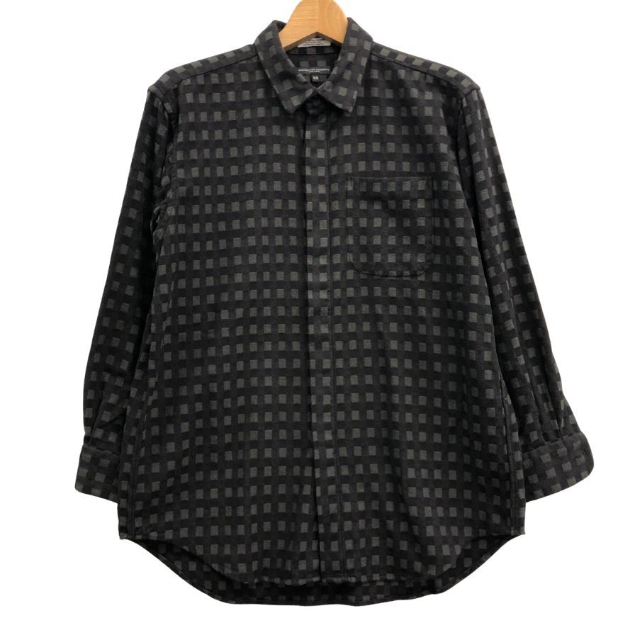 美品◆エンジニアガーメンツ 格子柄 長袖シャツ メンズ サイズXS ブラック ENGINEERED GARMENTS 【AFB26】