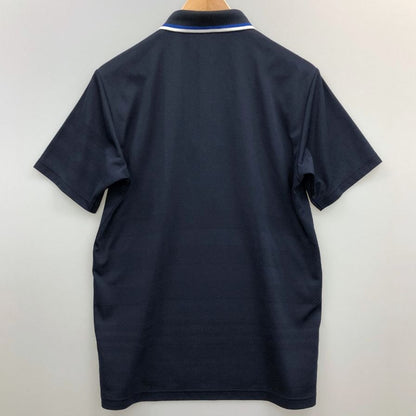 中古◆アディダス ゴルフ ポロシャツ ポリエステル ワンポイント シャツ ネイビー メンズ サイズL adidas GOLF adipure 【AFB18】