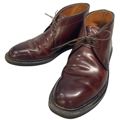 オールデン レザーシューズ チャッカブーツ 1339 コードバン メンズ サイズ7.5 ブラウン系 ALDEN ブーツ 約25.5cm【LA】【中古】