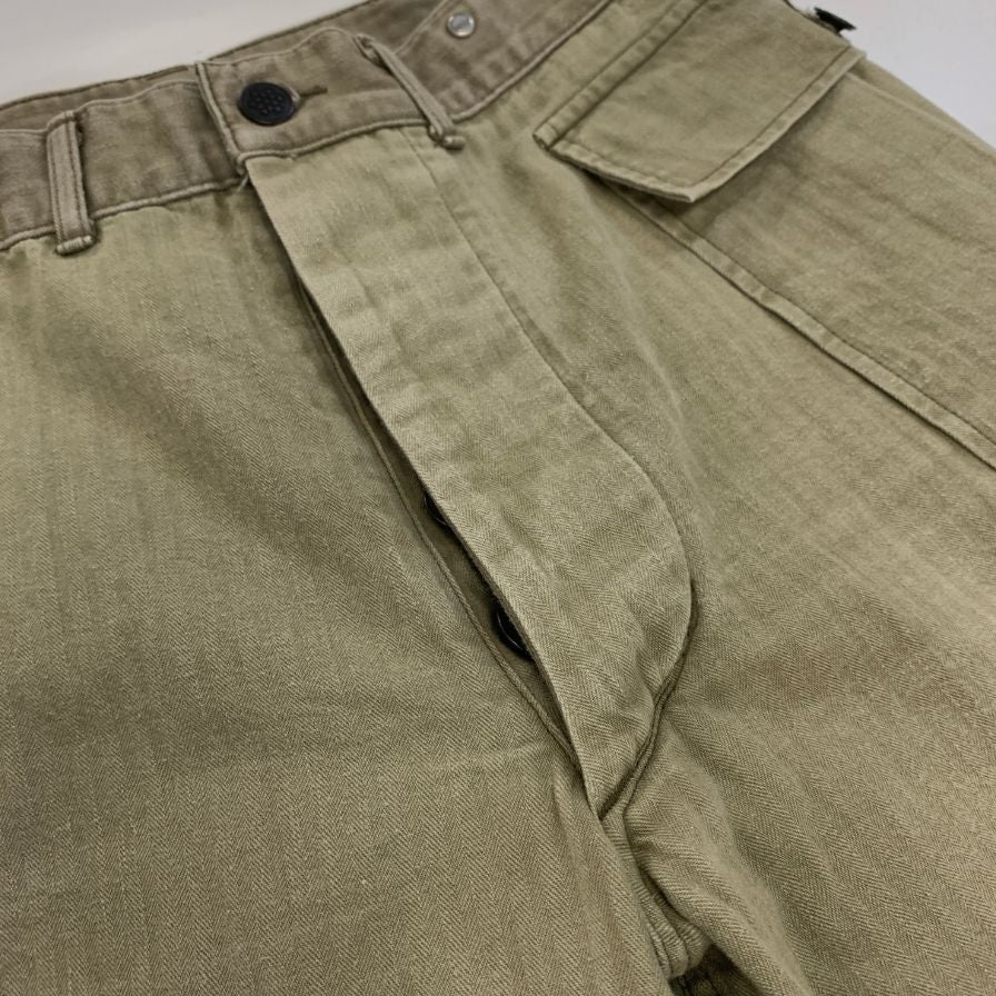 ウェアハウス コットン LOT1098 トラウザーズ  カーゴパンツ カーキ メンズ サイズ31 warehouse 【AFB14】