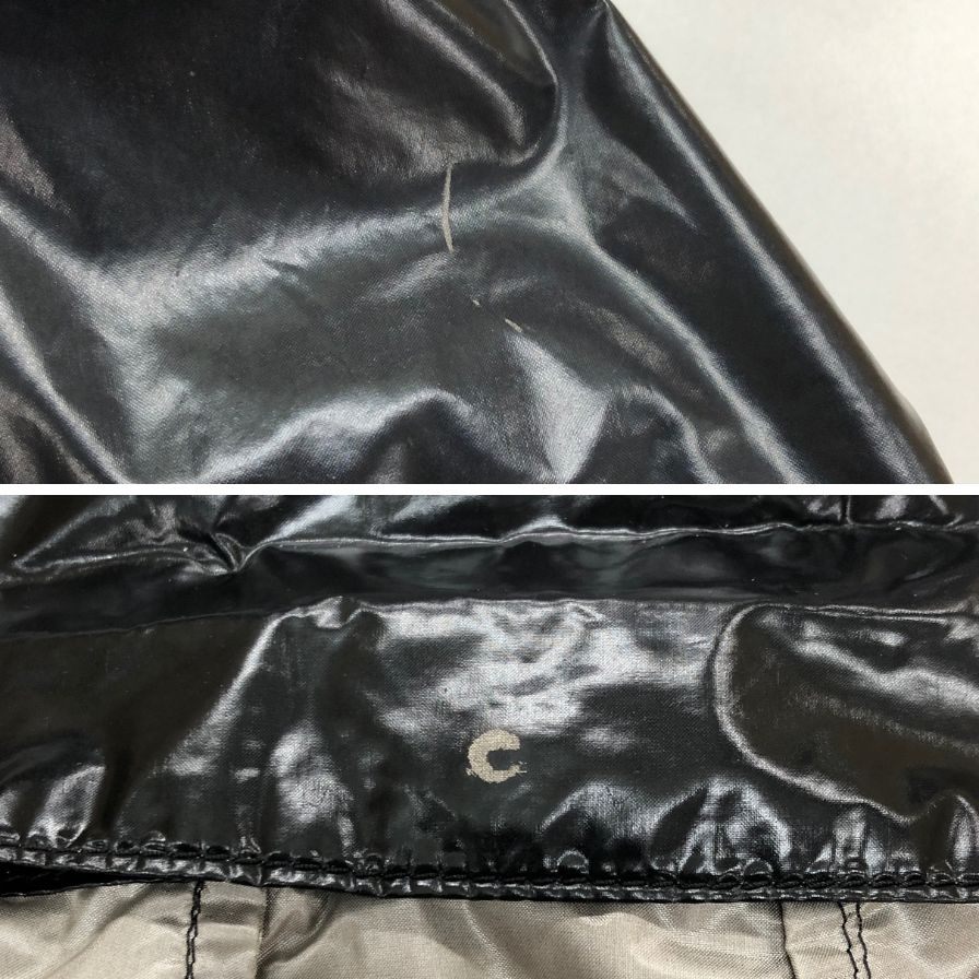 中古◆モンクレール ナイロンフーディージャケット MATERIAL STOFF ハンガリー製 レディース サイズ5 ブラック MONCLER 【AFB17】