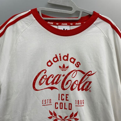 極美品◆アディダス 半袖Tシャツ カリ コカ・コーラ メンズ サイズXL ADIDAS 【AFB47】