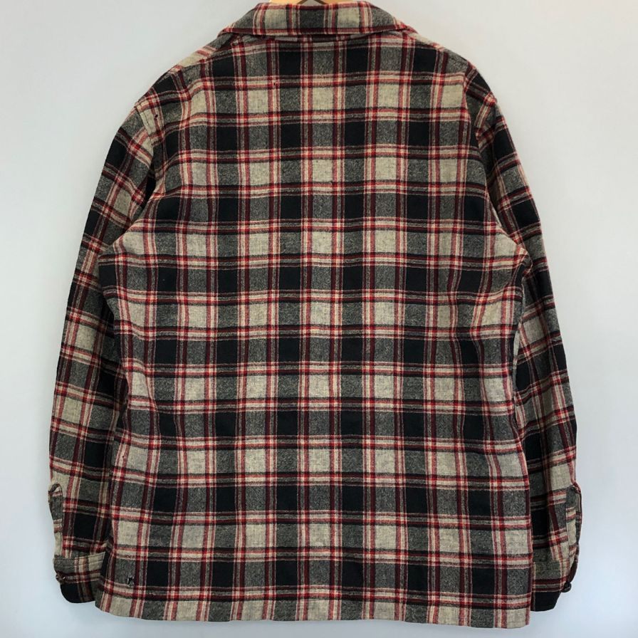 中古◆ペンドルトン 70S 3Bジャケット シングル ウール グレー系 メンズ サイズXL PENDLETON 【AFA1】