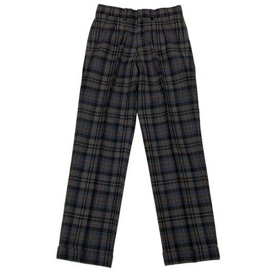 ブルックスブラザーズ スラックス ウール チェック メンズ サイズW30 グレー Brooks Brothers 【AFB41】