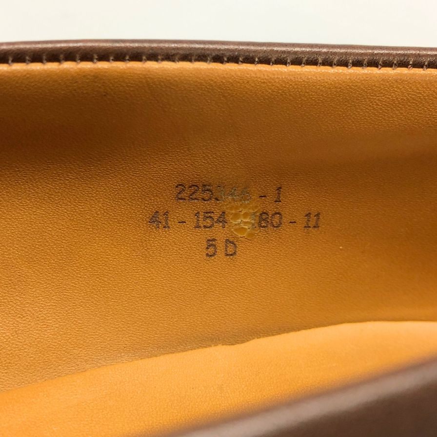 ジェイエムウエストン ローファー 180 シグニチャーローファー カーフ ブラウン サイズUK5D メンズ J.M.WESTON ローファー 約23.5cm【LA】【中古】