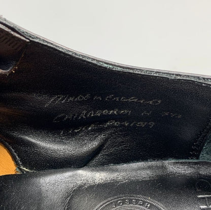 ジョセフチーニー ケンゴン2 カーフ ストレートチップ ブラック サイズUK7.5 メンズ Joseph Cheaney 約26.0cm【YB1】