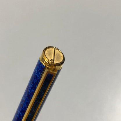 ダンヒル ツイスト ボールペン ラピス ドイツ製 廃番 ブルー ゴールド dunhill【AFI18-3】