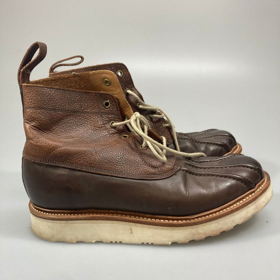 グレンソン ダックブーツ ブラウン サイズ不明 UK7相当 GRENSON 約26.0cm【AFC47】
