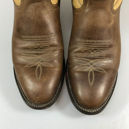 トニーラマ ウエスタンブーツ レザー メンズ サイズ7.5 ブラウン Tony Lama 約25.5cm【AFI30】