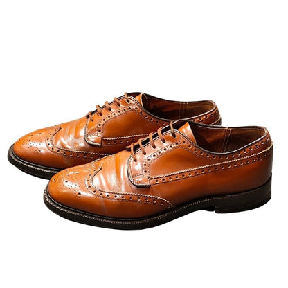 チャーチ レザーシューズ 3都市 ウイングチップ ブラウン サイズUK60F church ビジネスシューズ 約25.5cm【LA】【中古】