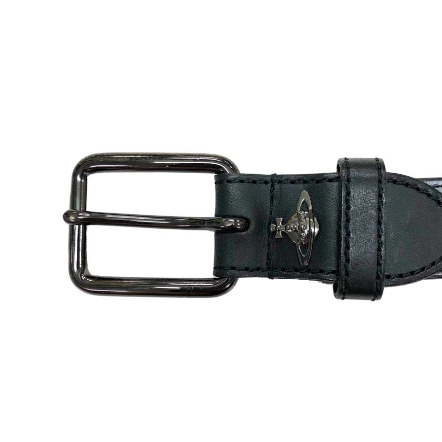 ヴィヴィアン ウエストウッド レザーベルト ホログラフィック加工 メンズ  グレー  Vivienne Westwood【AFI18】
