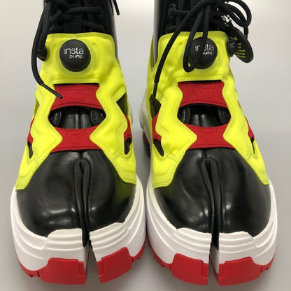 メゾンマルジェラ リーボック スニーカー Tabi Instapump Fury Hi S34WU0023 イエロー系 レディース サイズ39 Maison Margiela Reebok 約25.5cm【AFD15-2】