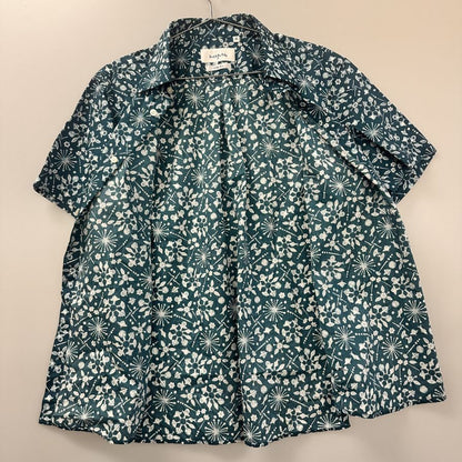 極美品◆マジュン かりゆしウェア 半袖シャツ メンズ サイズXL 総柄 MAJUN Eternal 【AFB3】