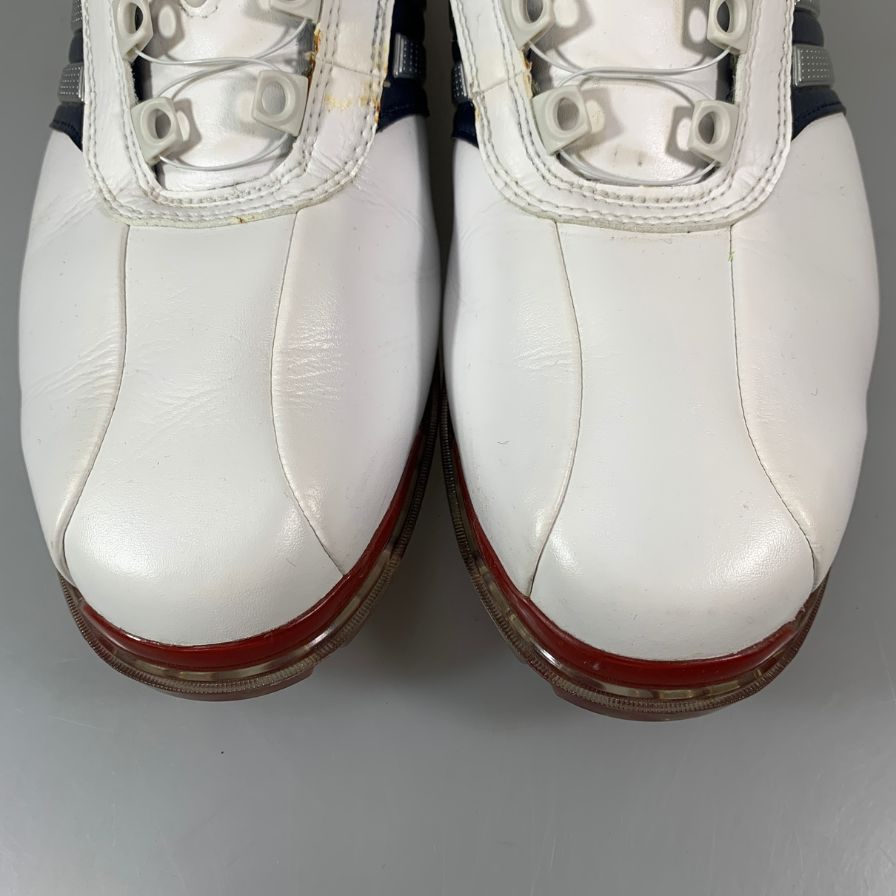 アディダス Q44895 ピュアメタル ボア プラス ゴルフシューズ ホワイト サイズ25.5㎝ メンズ adidas 約25.5cm【YB2】
