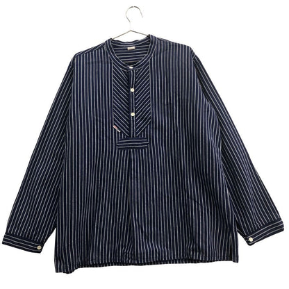 美品◆モダス ドイツ軍 フィッシャーマンシャツ プルオーバー ストライプ ブルー メンズ サイズ54 modas 【AFB35】
