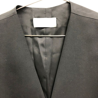 極美品◆クリスチャンディオール ウール ベスト メンズ サイズ44 ブラック Christian Dior 【AFB13】